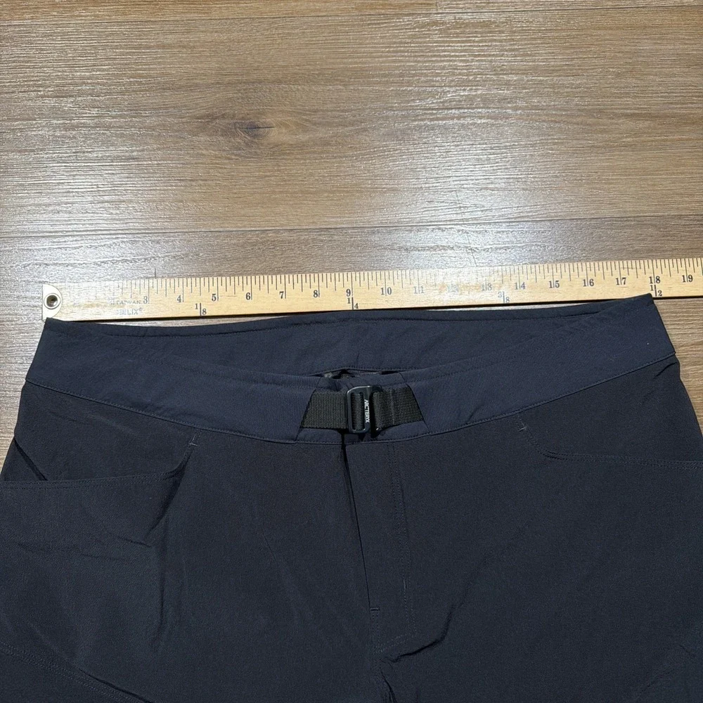 NEW Arcteryx Lefroy Pant Men 36x30 Black Lightweight Nylon Stretch Hiking Cargo